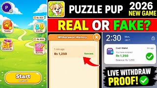 Puzzle Dog New Game Real Or Fake | Live Withdraw Proof | Full Review screenshot 5