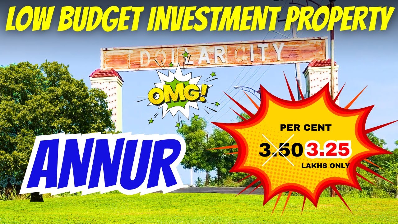 சென்ட் 3.25 லட்சத்தில் சூப்பரான Project 😱 I Dollar city  Annur-Sirumugai Road I Land sale annur