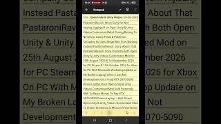 Open Unity & Unity Videos Customized Mod Final Update