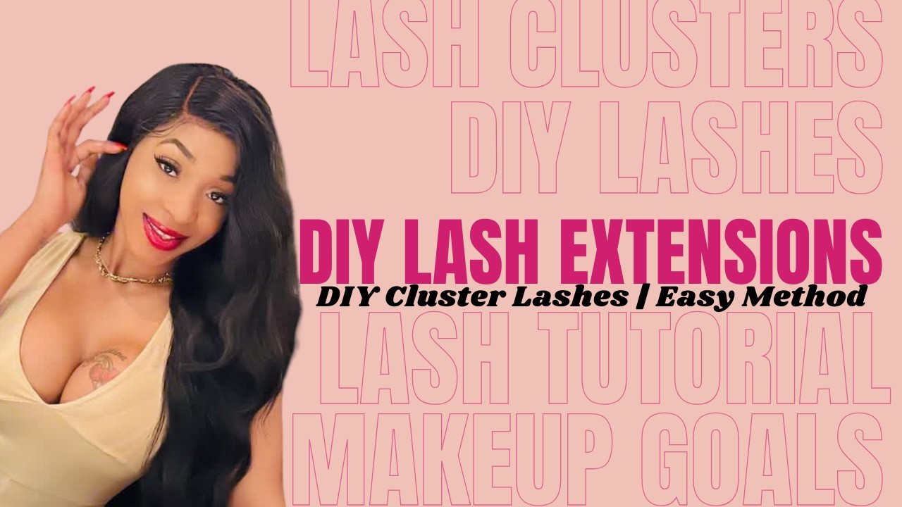 Full Lashes Fast | DIY Cluster Lash Technique for Beginners - YouTube