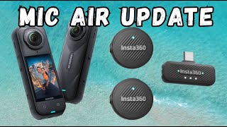 Insta360 X5 Mic Air FirmWare Update
