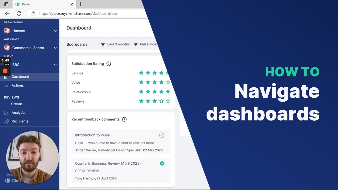 HOW TO: Navigate the dashboards and "closing the loop" - YouTube