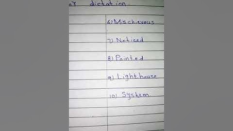 English Dictation Class 4th lecture#2