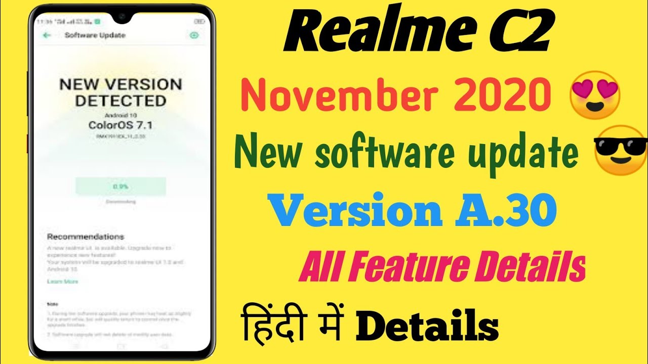 realme c2 new software update November 2020 😎😍