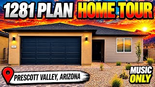 Home Tour 1281 Plan with 2 Bedrooms ECCO Homes (Jasper 7) Prescott Valley AZ