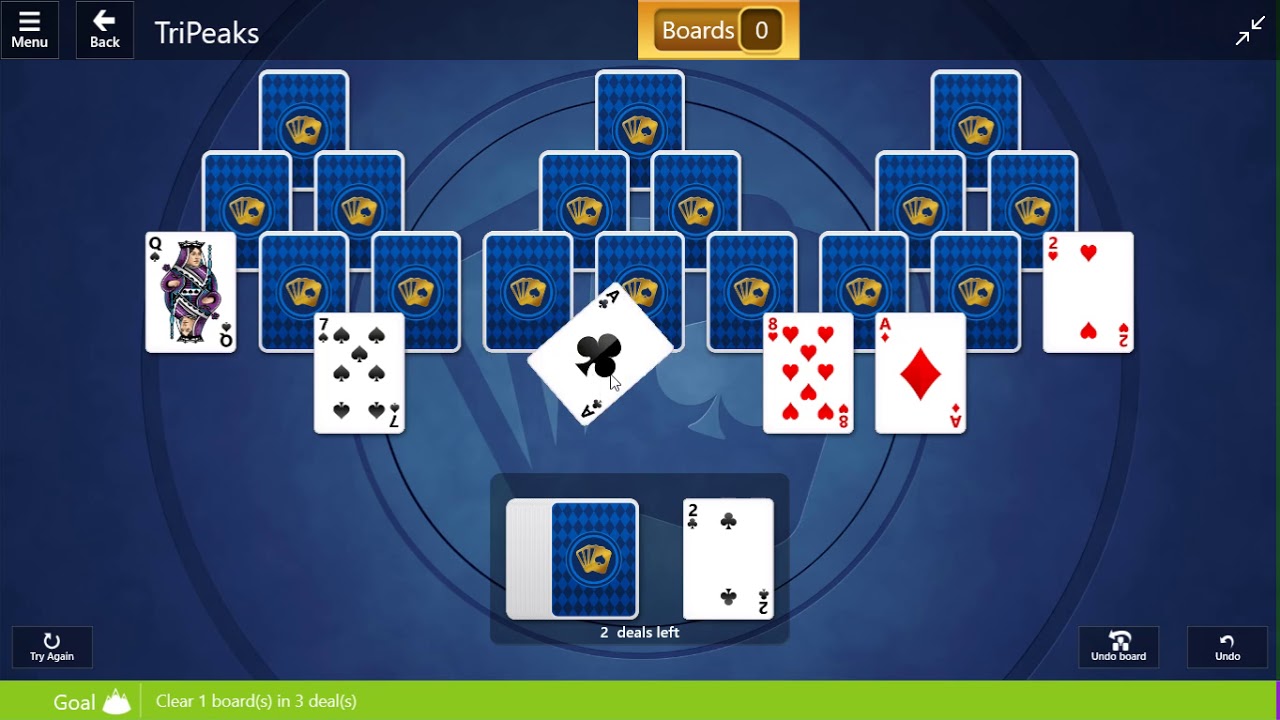 Microsoft Solitaire Collection January 27, 2018 Event Challenge #6