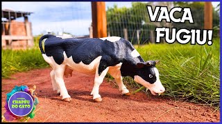 Fazenda De Brinquedo A Nova Vaca Fugiu Do Cercado