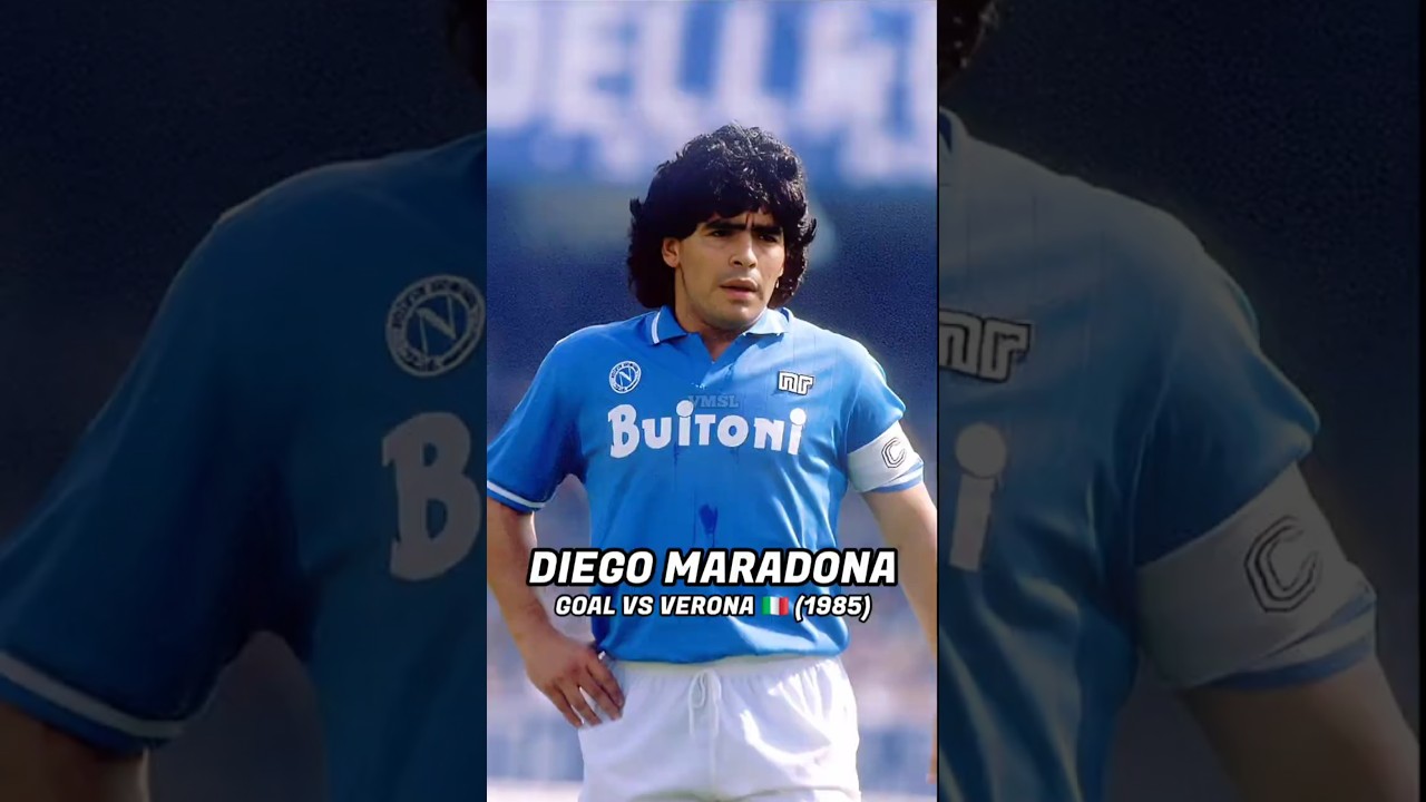 DIEGO MARADONA 🇦🇷 – GOAL VS VERONA 🇮🇹 (1985) - YouTube