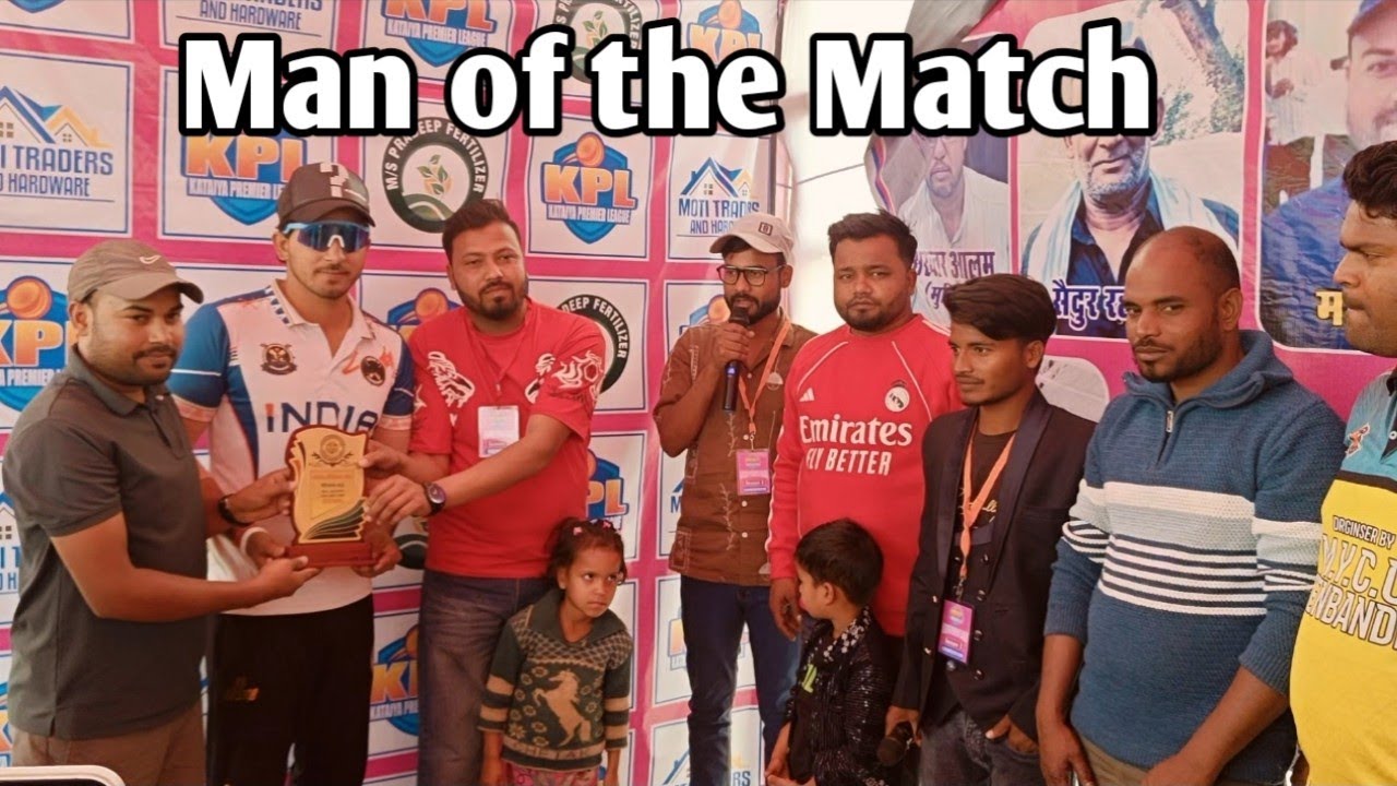 Man of the Match KPL Kataiya 