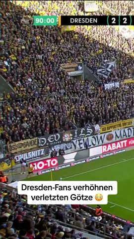 Götze wird von Dresden-Fans verhöhnt  🤕