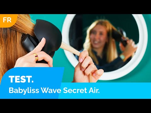 Babyliss Fer à boucler Wave Secret Air C1900E video