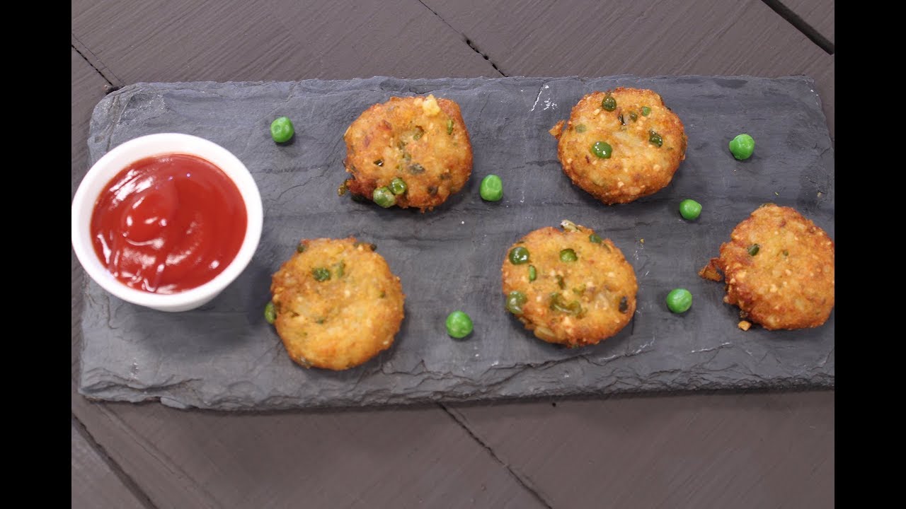 Poha Aloo Matar Tikki | Recipes Under 15 Minutes | Chef Jaaie | Sanjeev Kapoor Khazana