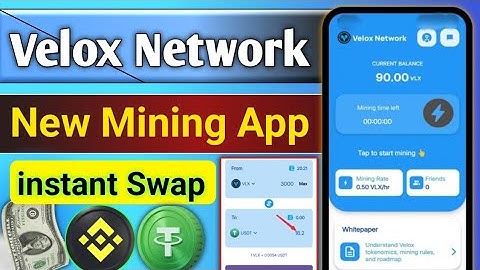 Velox Network New Mining App|| Velox Network Full Overview|| Velox Network Swapping|| velox network 