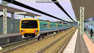 OpenBVE - Class 323 Unrefurb 6 Cars Version Departs.