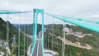 Drones Journey Above The Huajiang Canyon Bridge Part 2
