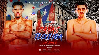 Xander Zayas vs Patrick Teixeira | OFFICIAL SPOT