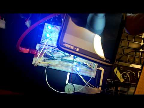 Solar Tracker sensors and motor test
