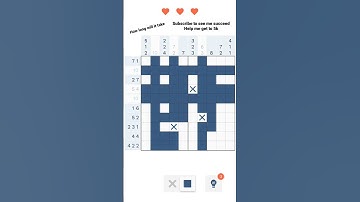 ASMR #Nonogram Shorts Daily Puzzle 11/28/22 #quickpuzzle