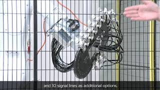 Bin picking: Real-time control of industrial robots and XTS as a gripper