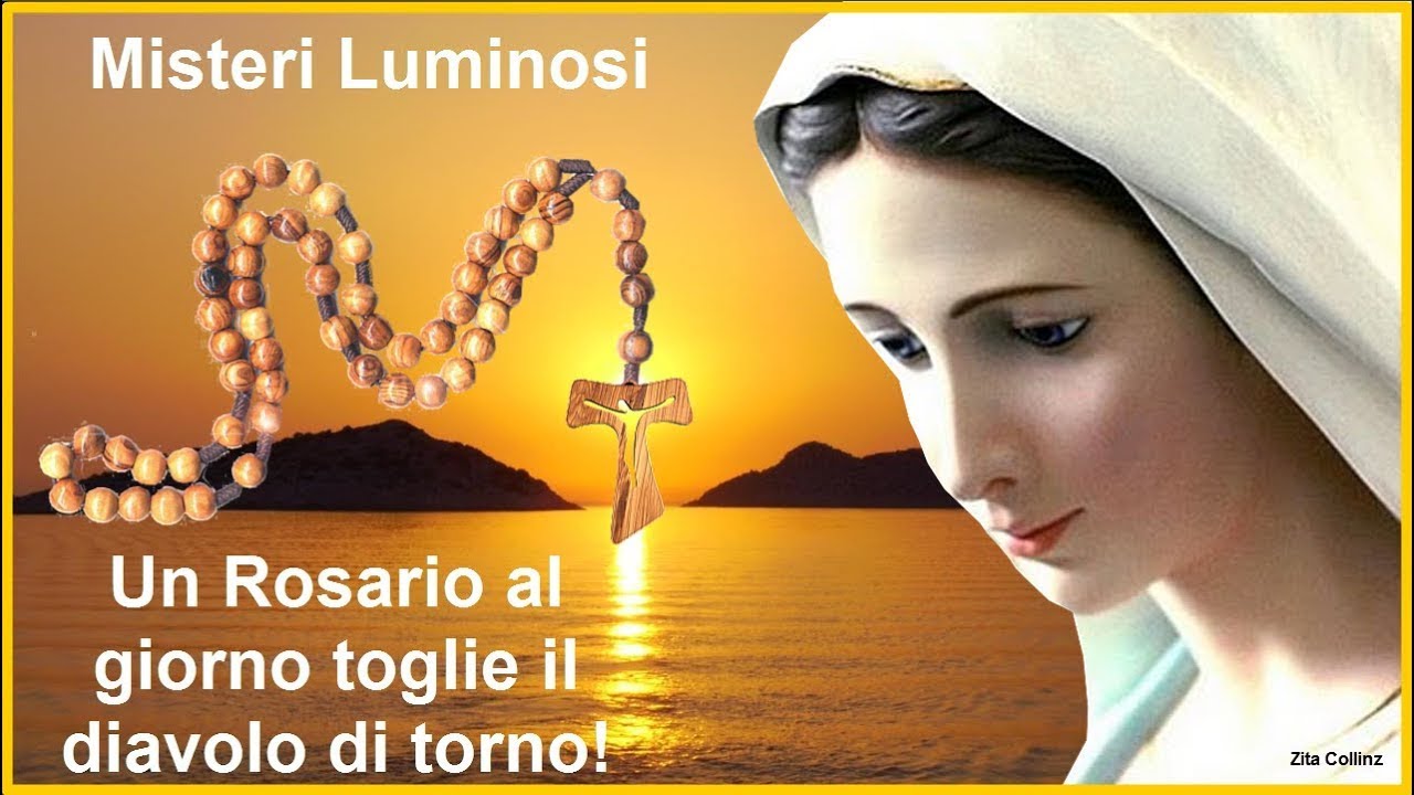 SANTO ROSARIO - MISTERO DELLA LUCE - GIOVEDÌ 21 MAGGIO 2020 - YouTube