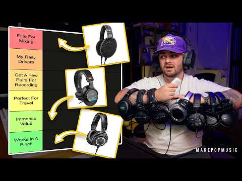 I Ranked 25 Of The Most Popular Studio Headphones... (Headphone Tierlist)