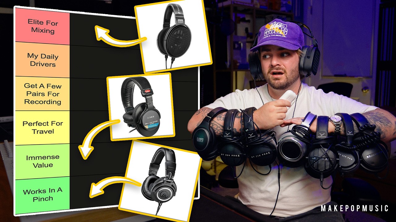 I Ranked 25 Of The Most Popular Studio Headphones... (Headphone Tierlist)