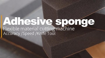 Digital Adhesive sponge cutting machine