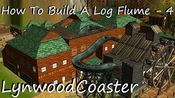 RCT3 How To Make A Good Park (Tutorial | No CS | Commentary) Part 34 | Log Flume .4