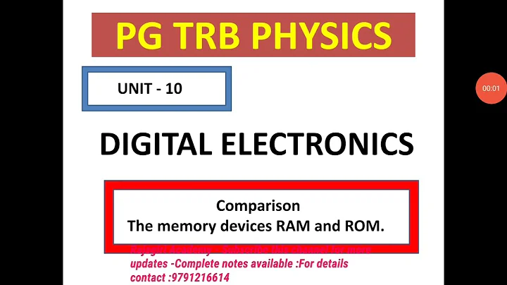 Pg trb physics/STUDY MATERIAL /Online test/Mcq material/Electronics   #Rajagiriacademy