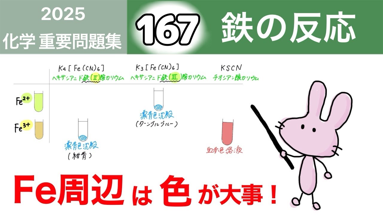 化学 重要問題集2025 解説】167 鉄の反応 - YouTube