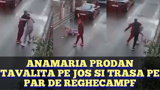 Anamaria Prodan tavalita pe jos si trasa de par de Reghecampf. Noi imagini cu scandalul din strada