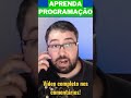 Aprenda PROGRAMAÇÃO mais rápido com essa dica #shorts