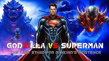 Godzilla vs Superman – The Last Stand for Mankind’s Existence | Epic Final Battle