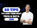 How to Break into Tech & Data: 20 Tips for Success