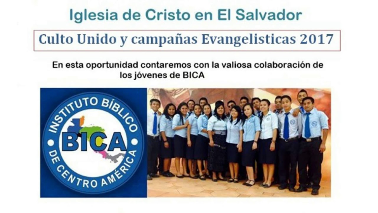 Promo Culto Unido 2017 - Iglesia de Cristo El Salvador - YouTube