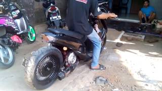 Yamaha mio lowrider jepara #vlog