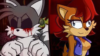 Sonic.exe: The second round (DEMO UPDATE) & Sally.exe be like! [2 Sonic.exe fangames]