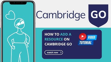 How to add a resource on Cambridge GO