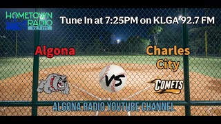 Algona vs. Charles City High School Baseball