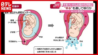 母親の 子宮けいがん が赤ちゃんに移行 羊水が原因か 21年1月7日放送 News Every より Youtube