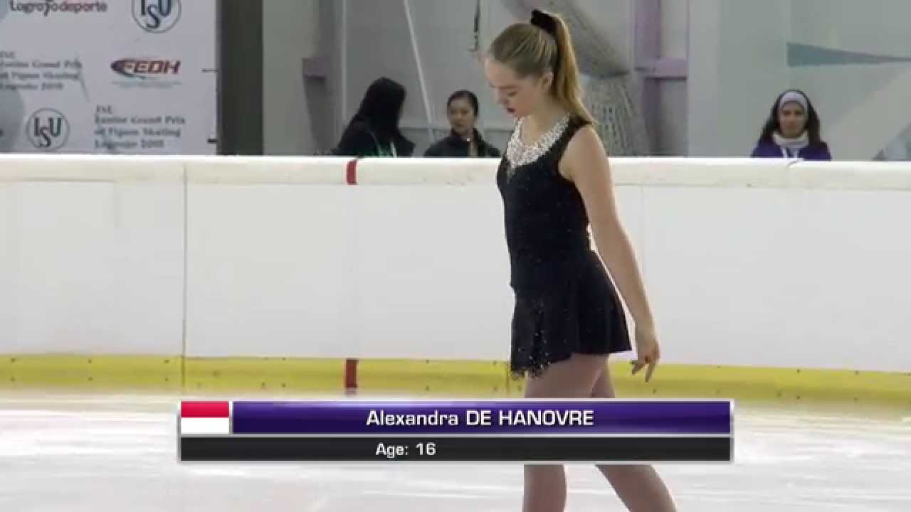 2015 ISU JGP - Logroño Ladies Short Program Alexandra DE HANOVRE MON