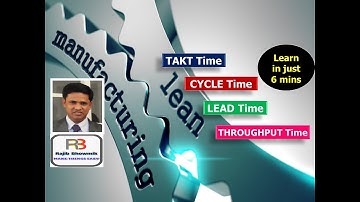 TAKT Time VS Cycle Time VS Lead Time VS Throughput Time – Difference explained with example