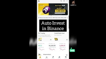 Auto Invest through #Binance | How to do SIP in crypto | How to do SIP in Binance #marketmedia #bnb