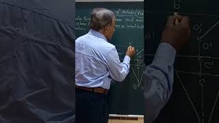 Engineering Graphics/ Projection of Triangular Pyramid resting on a corner of base on HP