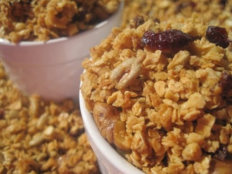 HONEY WALNUT GRANOLA - How to make GRANOLA Recipe