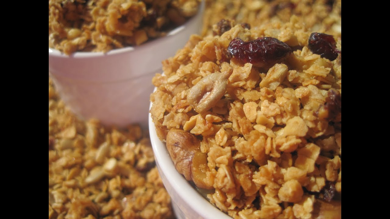 HONEY WALNUT GRANOLA - How to make GRANOLA Recipe 