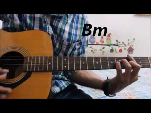 Tajdar-e-Haram - Atif Aslam - Guitar Cover Lesson Chords hindi easy song