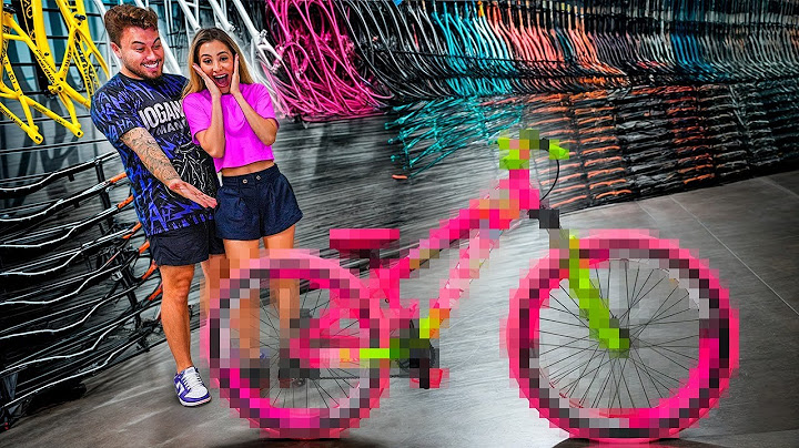 Surpreendi minha Namorada Com Uma Bike de Grau Nova