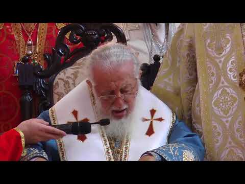 პატრიარქმა მრევლს მოუწოდა, შესაწირად სამი ცხვარი გაიღონ და ერთი დღე ღამე ილოცონ და იმარხულონ