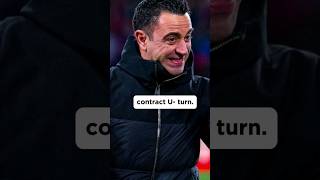 The reason why Xavi is getting sacked.